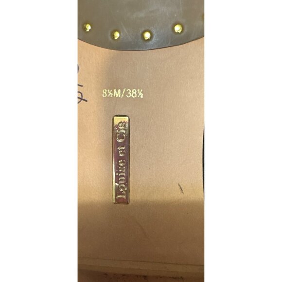 Black Leather & Suede Lace-Up Flat Sandals With Gold Zipper Detail Size 8.5M - Picture 7 of 7